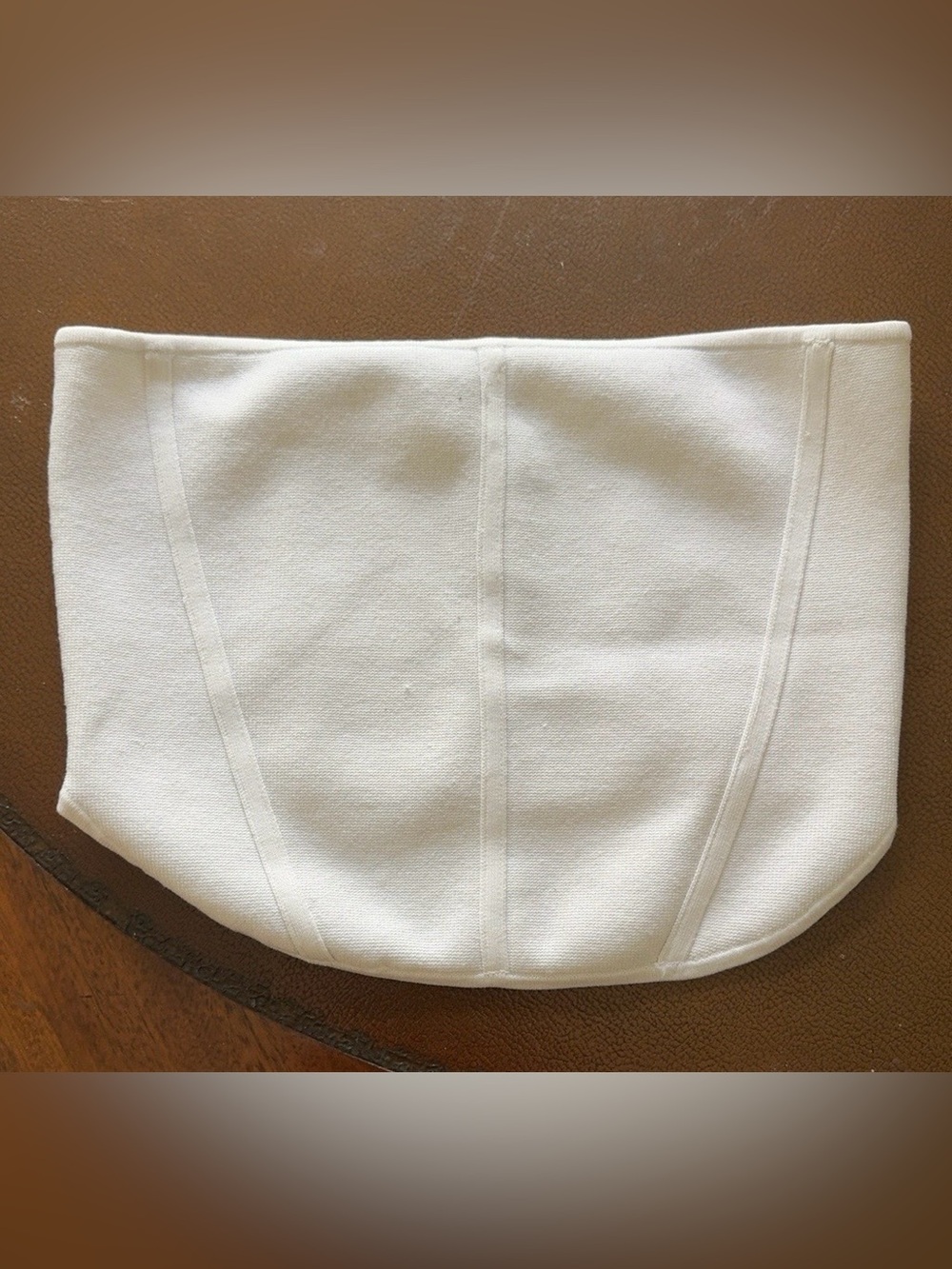 Aritzia Babaton White Corset Bustier Top Size M Strapless